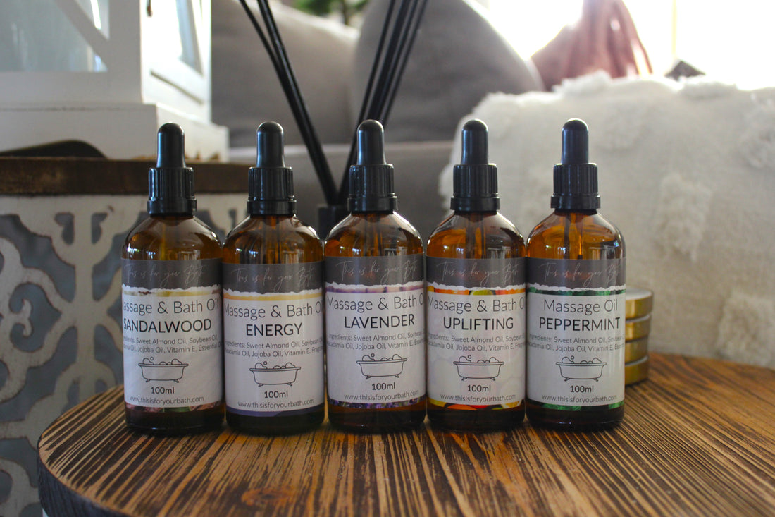 Massage & Bath Oils to Ease Your Pain Away!