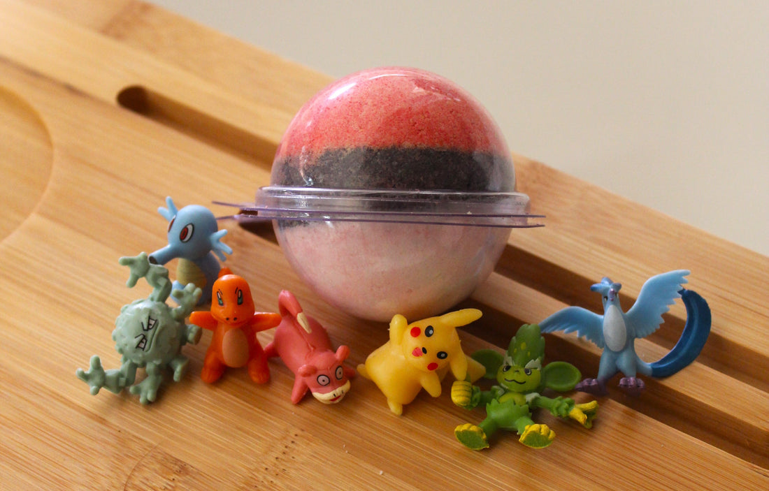 Discover the Fun and Relaxation Our Pokeball and Fishy Bath Bombs!