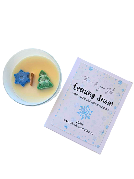 Evening Snow Candle