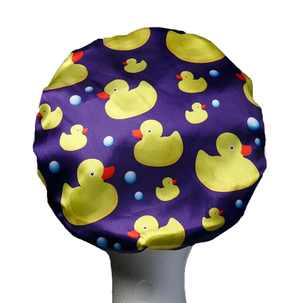 Microfiber Lined Shower Cap - Ducks - THIS IS FOR YOUR BATH