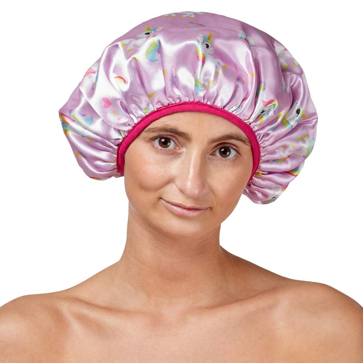 Microfiber Lined Shower Cap - Unicorn - THIS IS FOR YOUR BATH