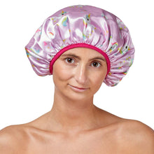 Load image into Gallery viewer, Microfiber Lined Shower Cap - Unicorn - THIS IS FOR YOUR BATH
