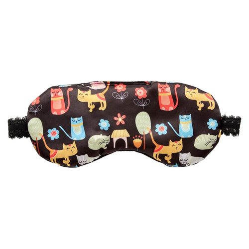 Satin Eye Mask - Cats - THIS IS FOR YOUR BATH