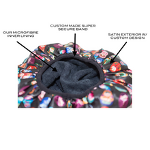 Load image into Gallery viewer, Microfiber Lined Shower Cap - Black - THIS IS FOR YOUR BATH
