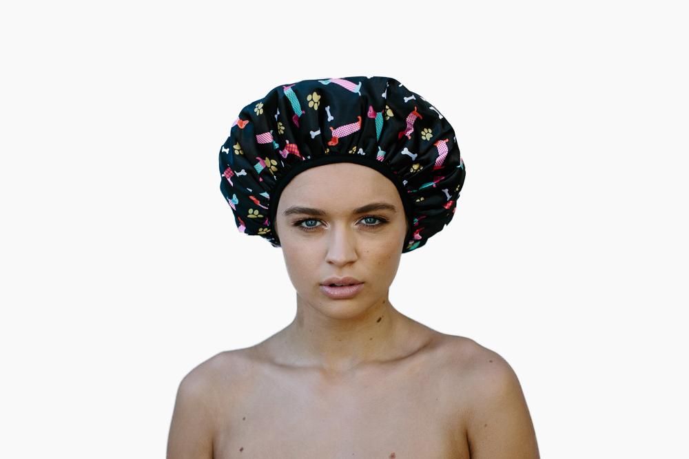 Microfiber Lined Shower Cap - Dogs - THIS IS FOR YOUR BATH