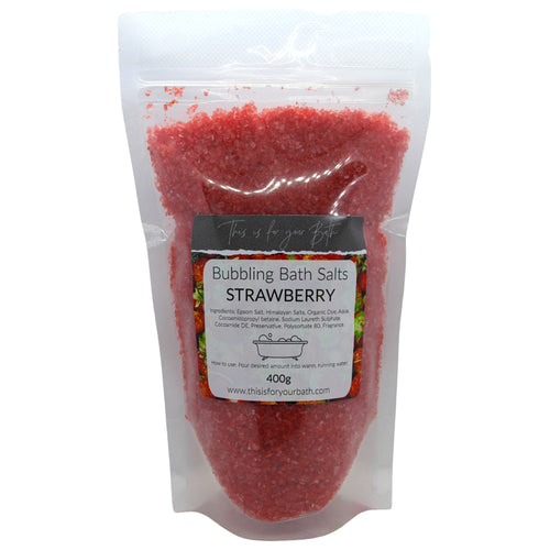 Bubbling Bath Salts - Strawberry - THIS IS FOR YOUR BATH