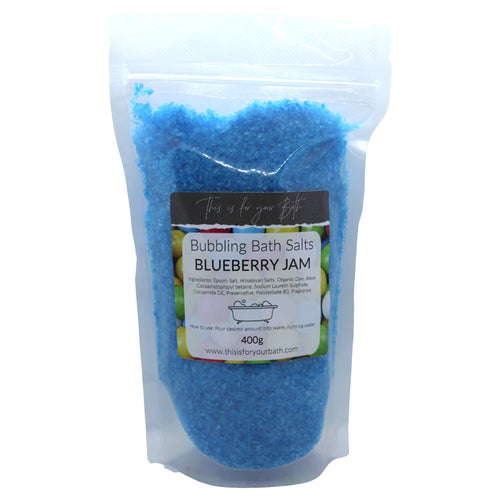 Bubbling Bath Salts - Blueberry Jam - THIS IS FOR YOUR BATH