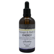 Load image into Gallery viewer, Massage &amp; Bath Oil - Energy - THIS IS FOR YOUR BATH
