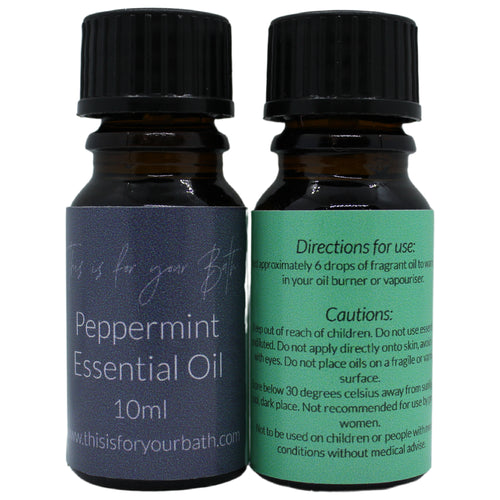 Peppermint Pure Essential Oil - THIS IS FOR YOUR BATH