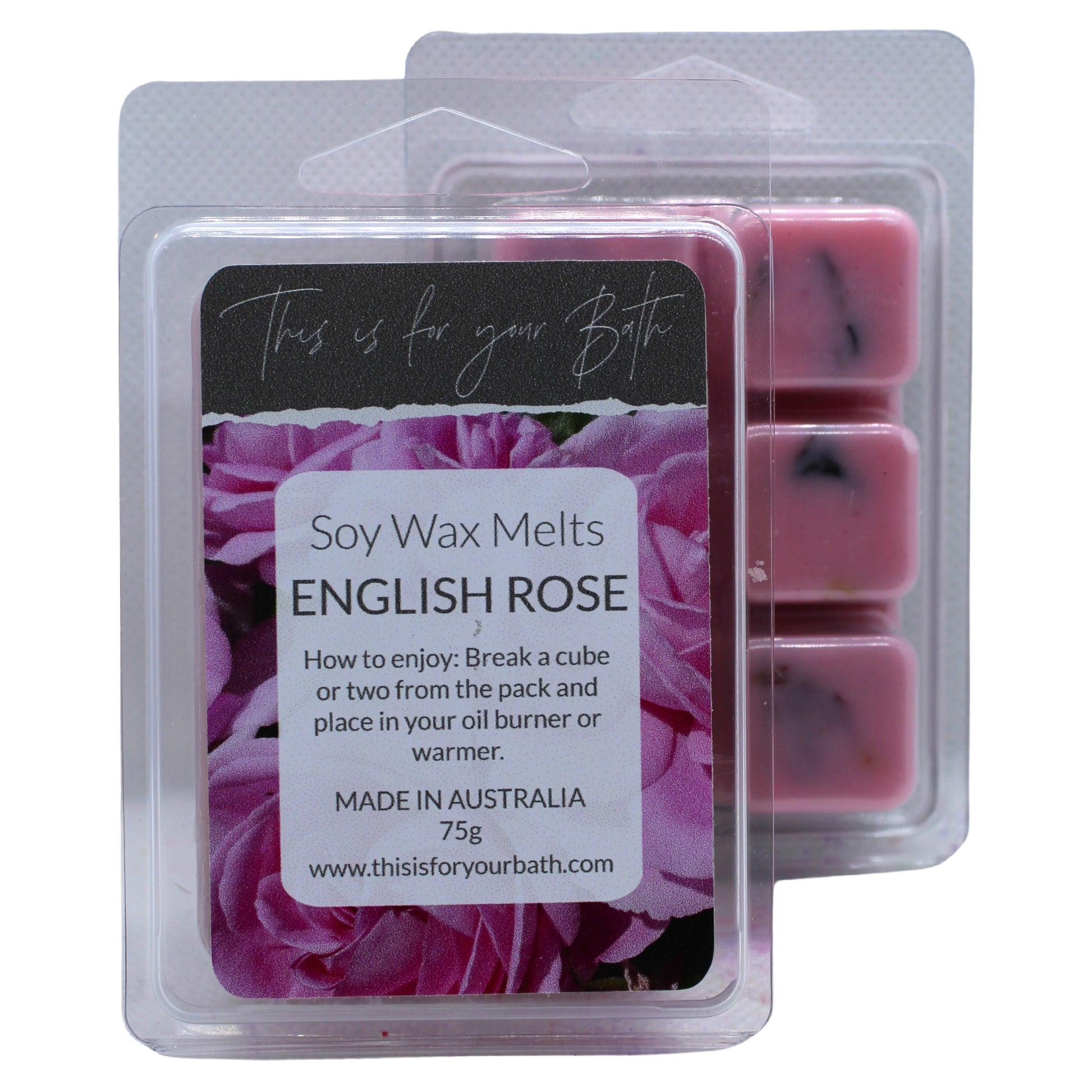 English Rose Wax Melts - THIS IS FOR YOUR BATH