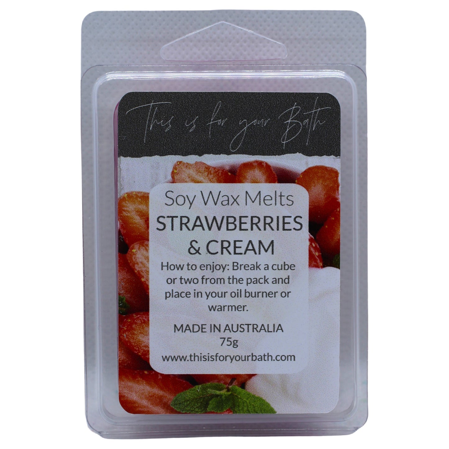 Strawberries & Cream Wax Melts - THIS IS FOR YOUR BATH