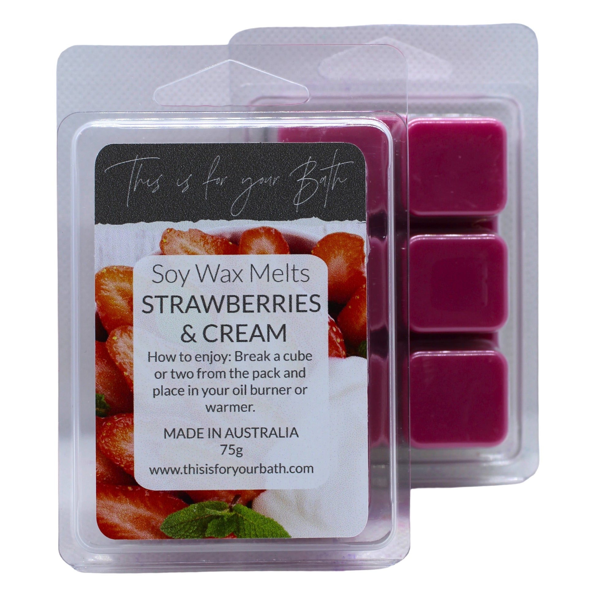 Strawberries & Cream Wax Melts - THIS IS FOR YOUR BATH