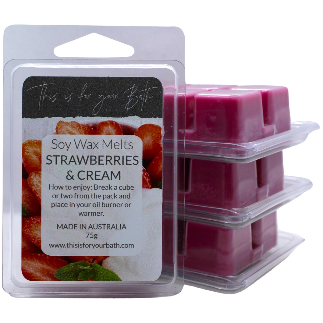 Strawberries & Cream Wax Melts - THIS IS FOR YOUR BATH