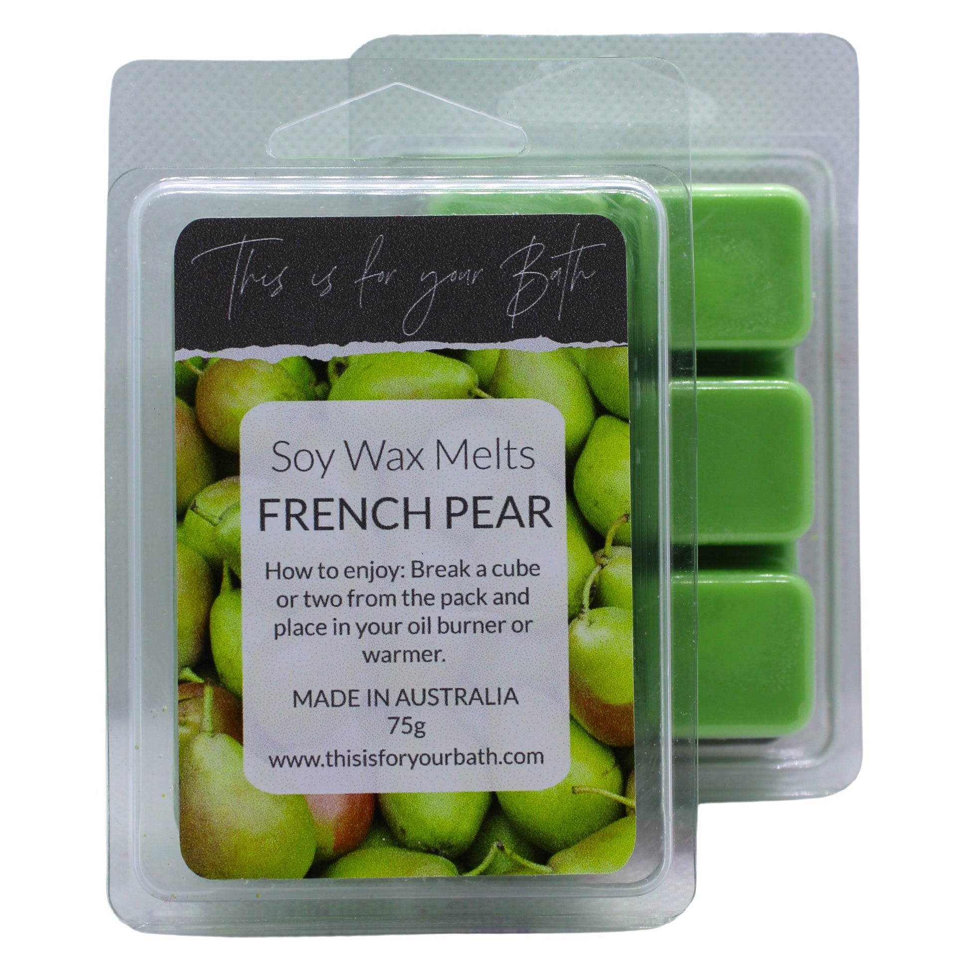 French Pear Wax Melts - THIS IS FOR YOUR BATH