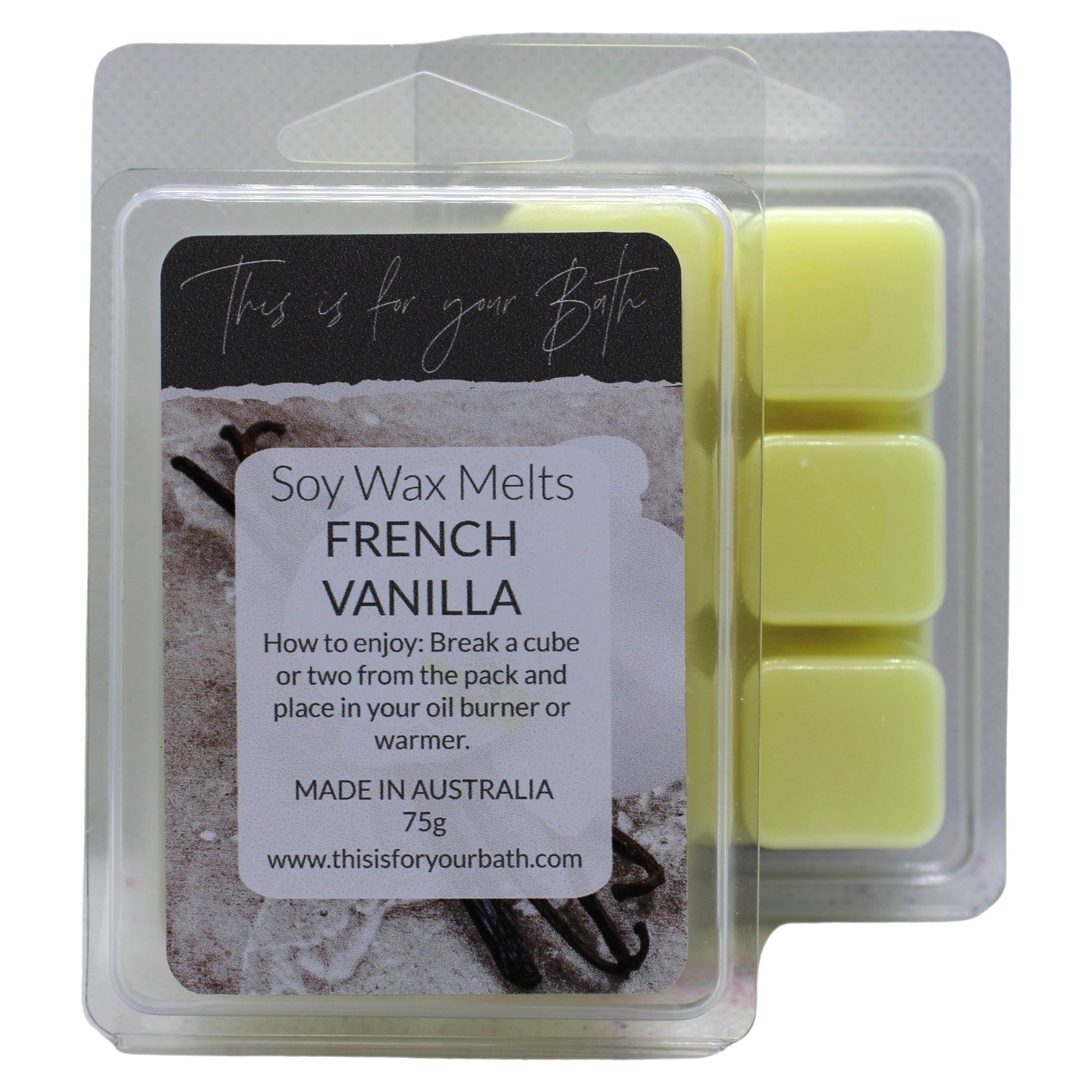 French Vanilla Wax Melts - THIS IS FOR YOUR BATH