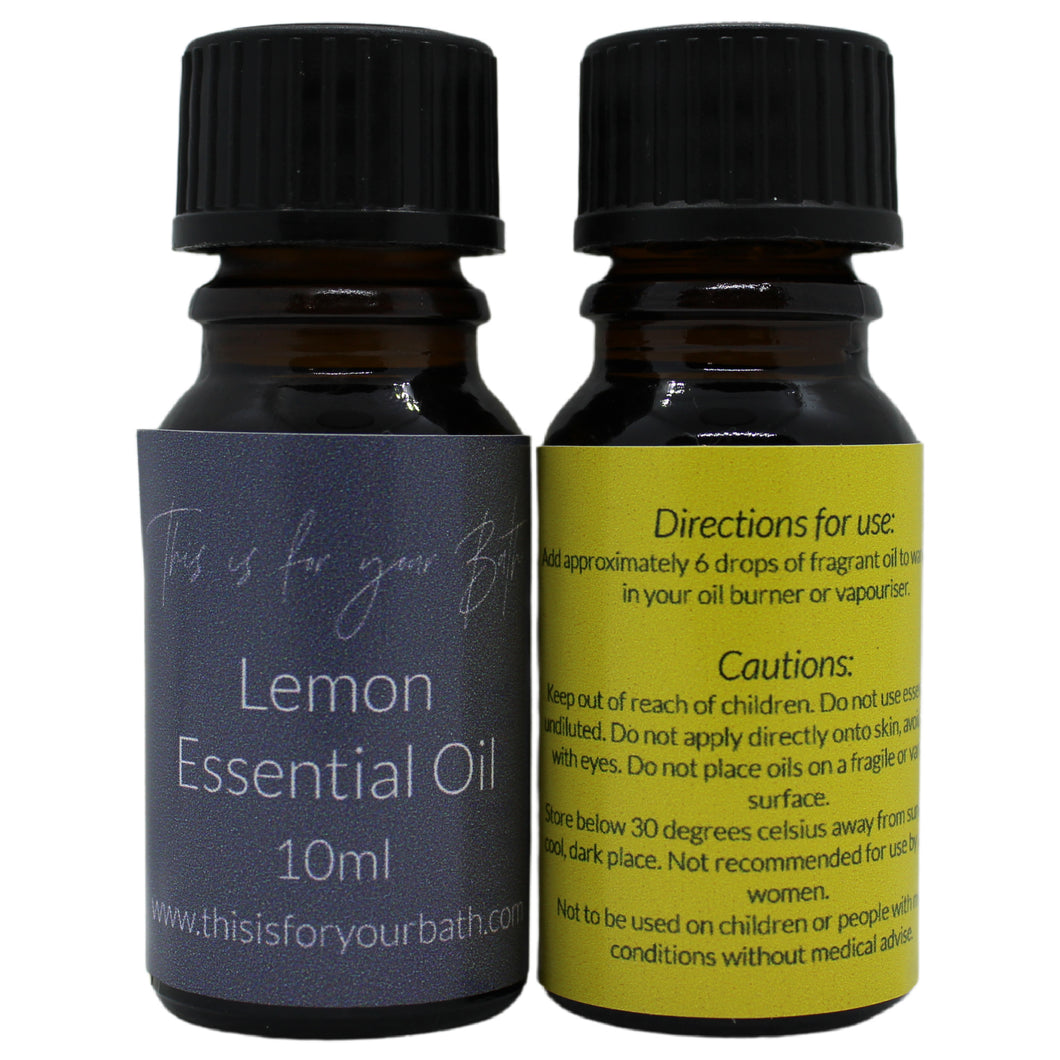 Lemon Pure Essential Oil - THIS IS FOR YOUR BATH