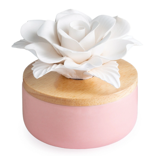 Rose Porcelain Diffuser - THIS IS FOR YOUR BATH