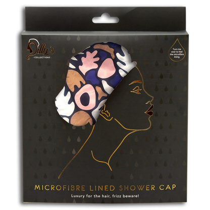 Microfiber Lined Shower Cap - Abstract - THIS IS FOR YOUR BATH