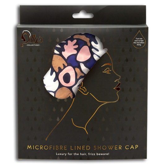 Microfiber Lined Shower Cap - Abstract - THIS IS FOR YOUR BATH