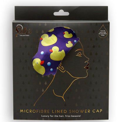 Microfiber Lined Shower Cap - Ducks - THIS IS FOR YOUR BATH