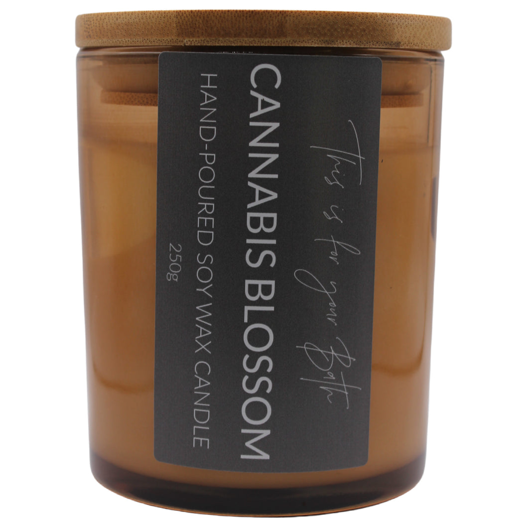 Cannabis Blossom Candle - THIS IS FOR YOUR BATH