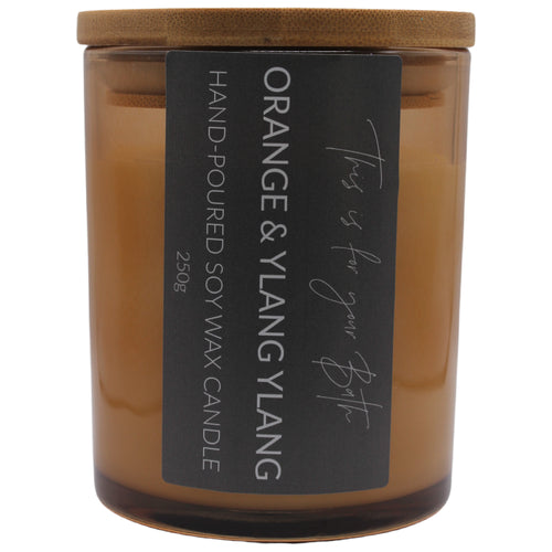 Orange & Ylang Ylang Candle - THIS IS FOR YOUR BATH