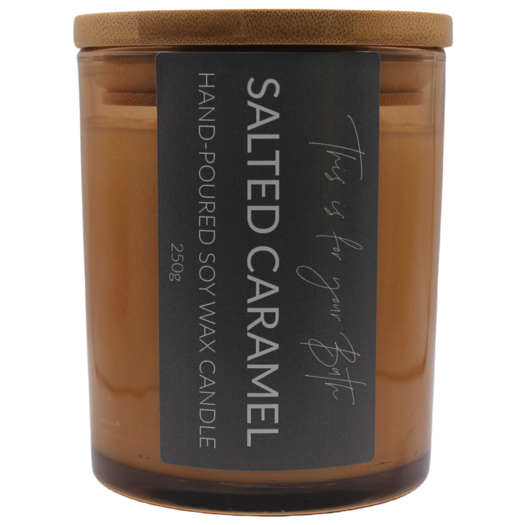 Salted Caramel Candle - THIS IS FOR YOUR BATH